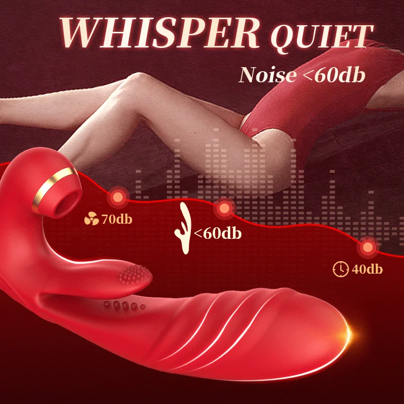 7 Sucking 3 Thrusting & Vibration 10 Tapping G Spot Vibrator Free Shipping - Image 6