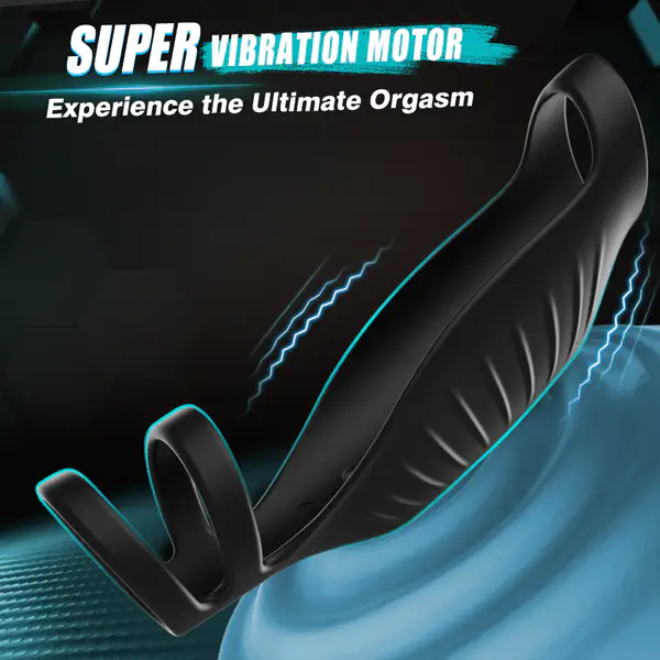 SemenSentry - Vibrating 2 IN 1 Cock Ring - Image 4