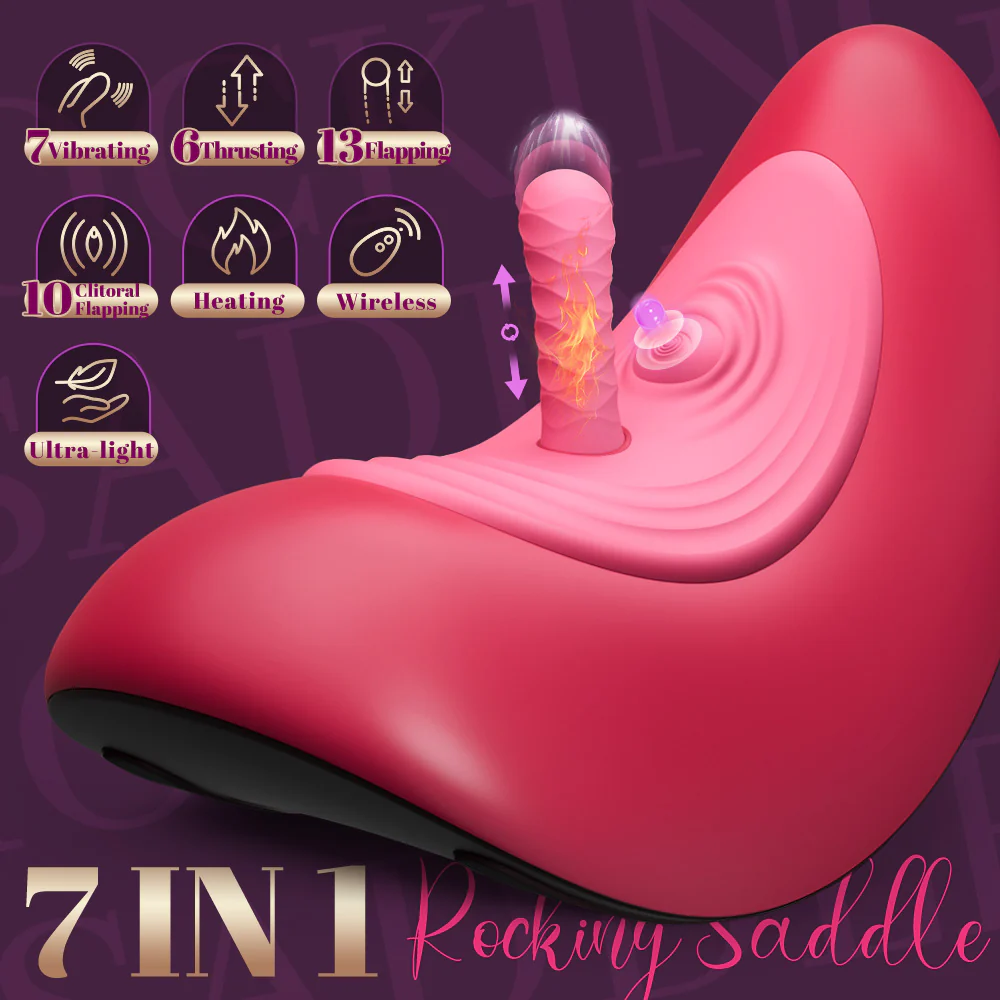 VVD Rider Desire –Riding Sex Machine Sex Saddle with 3 Interchangeable Vibrators - Image 5